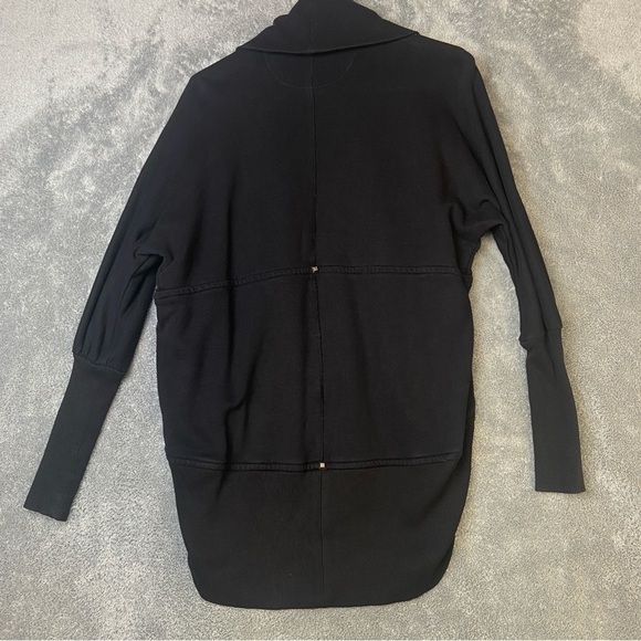 Aritzia Wilfred Diderot Slouchy Cocoon Sweater Cardigan Grey Cotton Modal XXS - Picture 6 of 15